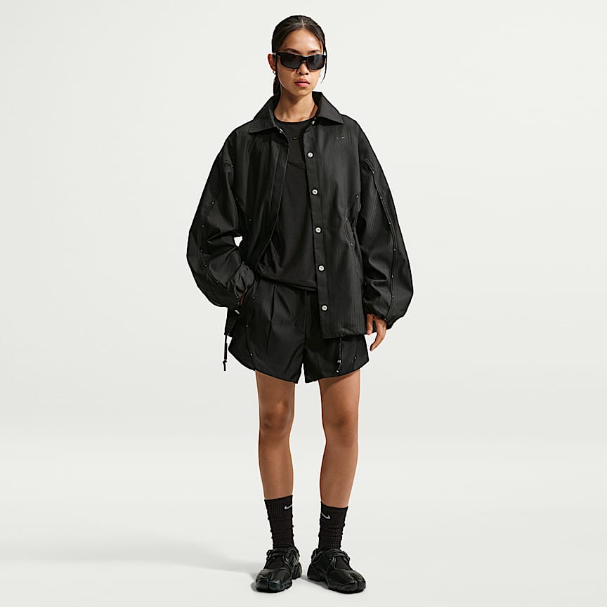 Nike ナイキ ナイロンジャケット・ショートパンツセット ブラック 新品2XL W+NRG+NK+DF+WVN+SHORT.png